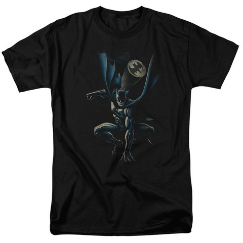 Batman-Calling All Bats - Short Sleeve Adult 18-1 Tee - Black- 3X