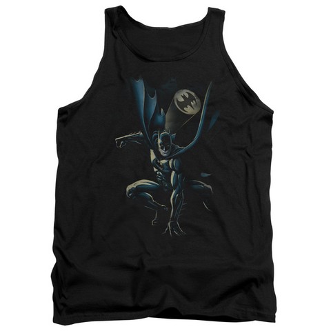 Batman-Calling All Bats - Adult Tank Top - Black- 2X
