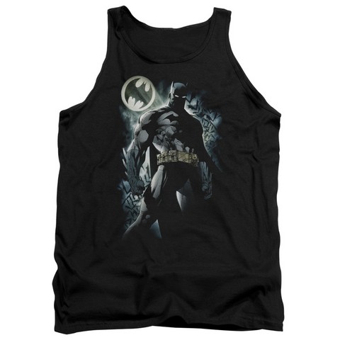 Batman-The Knight - Adult Tank Top - Black- Small