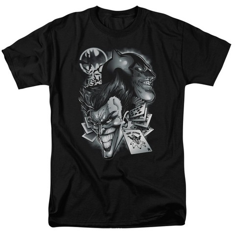 Batman-Archenemies - Short Sleeve Adult 18-1 Tee - Black, Medium