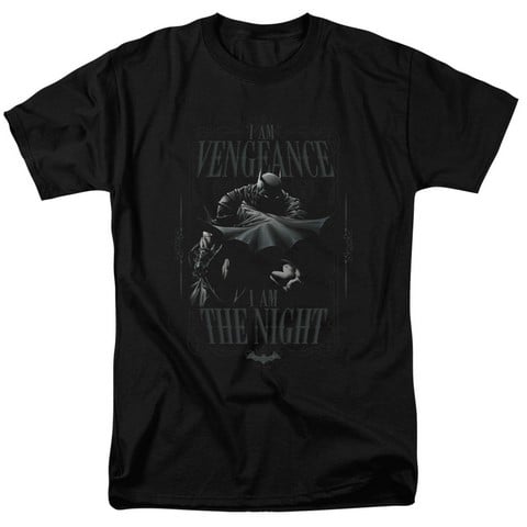 Batman-I Am - Short Sleeve Adult 18-1 Tee - Black, 2X