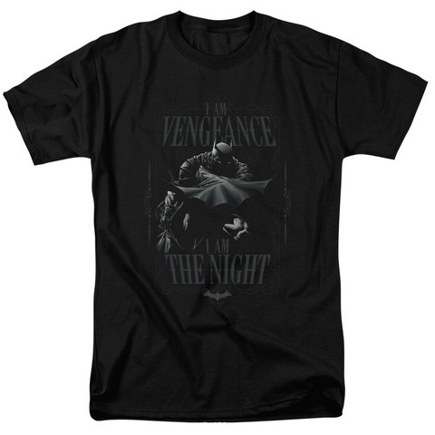 Batman-I Am - Short Sleeve Adult 18-1 Tee - Black- 4X
