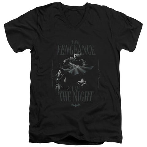 Batman-I Am - Short Sleeve Adult 30-1 Tee - Black- Small