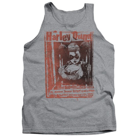 Batman- Dr Quinn - Adult Tank Top - Heather- 2X