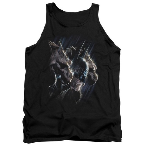 Batman-Gargoyles - Adult Tank Top - Black- 2X