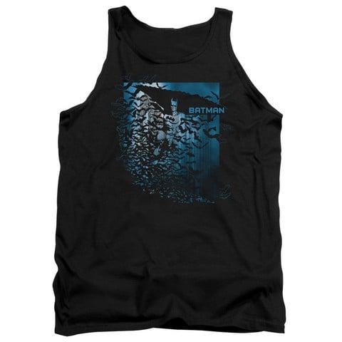Batman-Bat Among Bats - Adult Tank Top - Black- Large