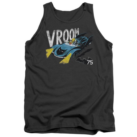 Batman-Vroom - Adult Tank Top - Charcoal- Small