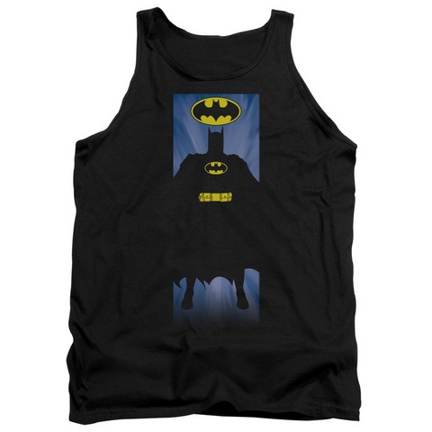 Batman-Batman Block - Adult Tank Top - Black- Small