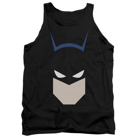 Batman- Bat Head - Adult Tank Top - Black- Medium