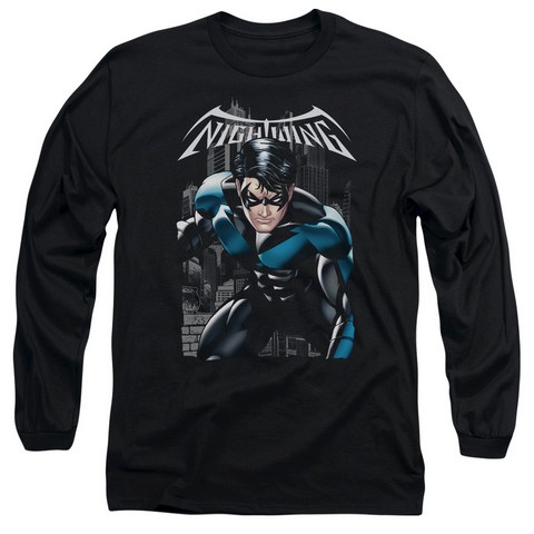 Batman-A Legacy - Long Sleeve Adult 18-1 Tee - Black- Medium