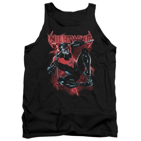 Batman-Lightwing - Adult Tank Top - Black- Extra Large