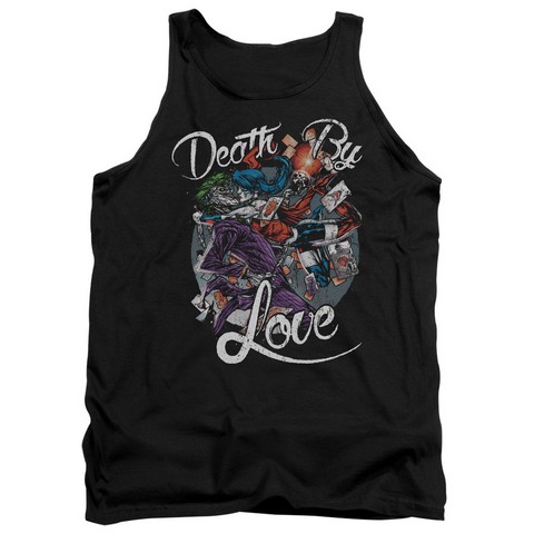 Batman-Death By Love - Adult Tank Top - Black- Medium
