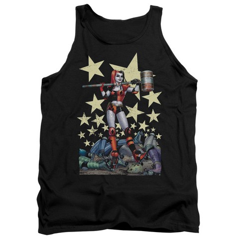 Batman-Hammer Time - Adult Tank Top - Black- 2X