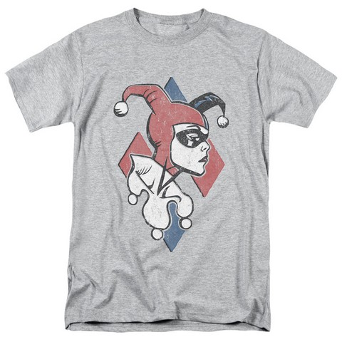 Batman-Profiling Short Sleeve Adult 18-1 Tee - Athletic Heather- 2X
