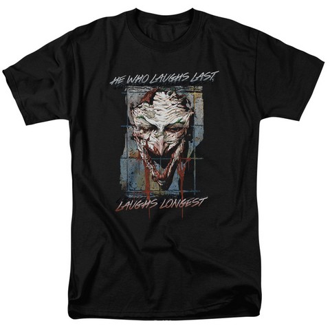 Batman-Just For Laughs - Short Sleeve Adult 18-1 Tee - Black- 5X