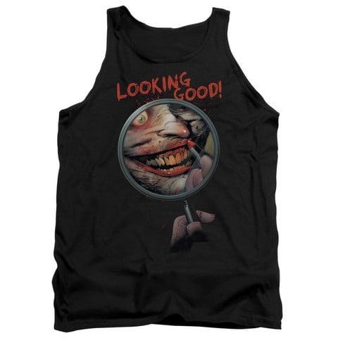Batman-Looking Good - Adult Tank Top - Black- Large