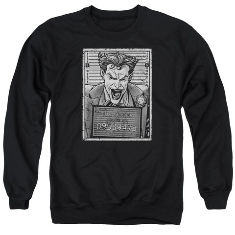 Batman-Joker Inmate - Adult Tee - Black- Medium