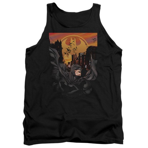 Batman-Always On Call - Adult Tank Top - Black- Large