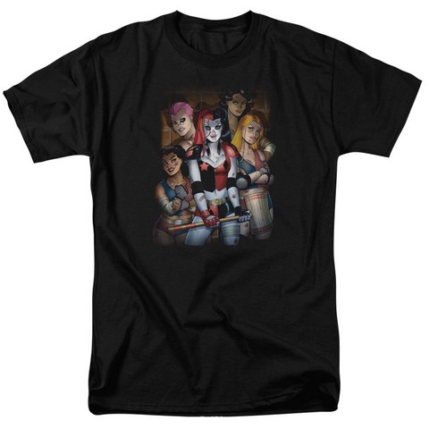 Batman-Bad Girls 18-1 Tee - Black- Extra Large