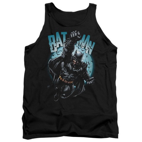 Batman-Moon Knight - Adult Tank Top - Black- Medium