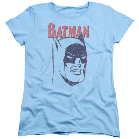 Batman-Crayon Man - Short Sleeve Womens Tee - Light Blue- Medium -  Trevco, BM2574-WT-2