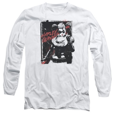 Batman-House Call - Long Sleeve Adult 18-1 Tee - White- Medium