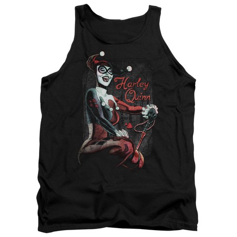Batman-Laugh It Up - Adult Tank Top - Black- Large