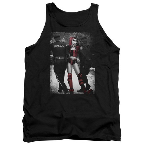 Batman-Arrest - Adult Tank Top - Black- Extra Large