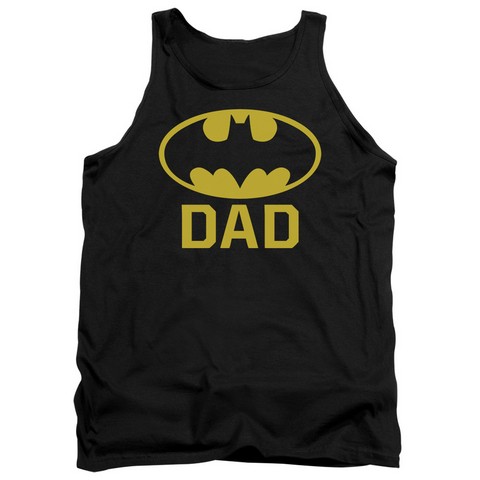 Batman-Bat Dad - Adult Tank Top - Black- Small