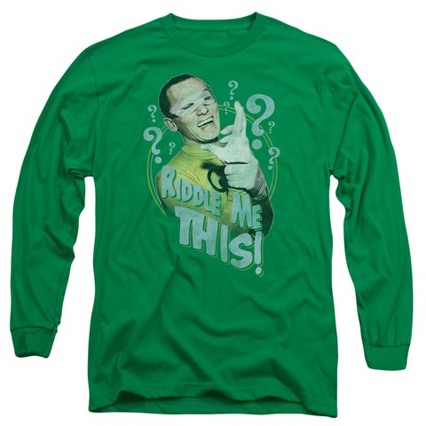 Batman Classic Tv-Riddle Me This - Kelly Green- Medium