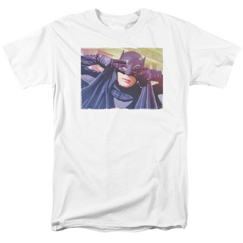 Batman Classic Tv-Smooth Groove - Short Sleeve Adult 18-1 Tee - White- Medium