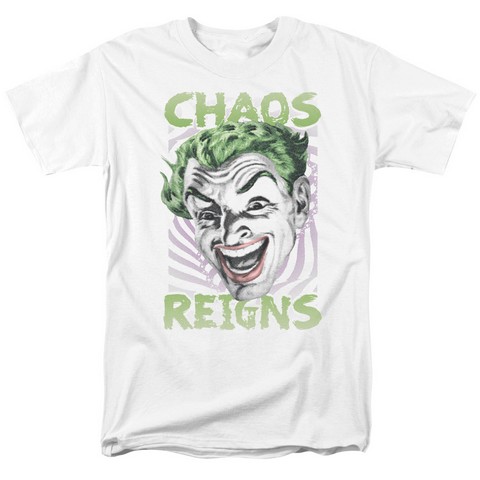 Batman Classic TV-Chaos Reigns - White- Extra Large
