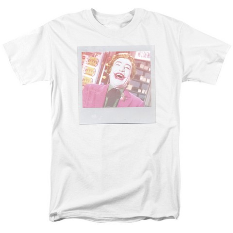 Batman Classic Tv-Captured - Short Sleeve Adult 18-1 Tee - White- Medium