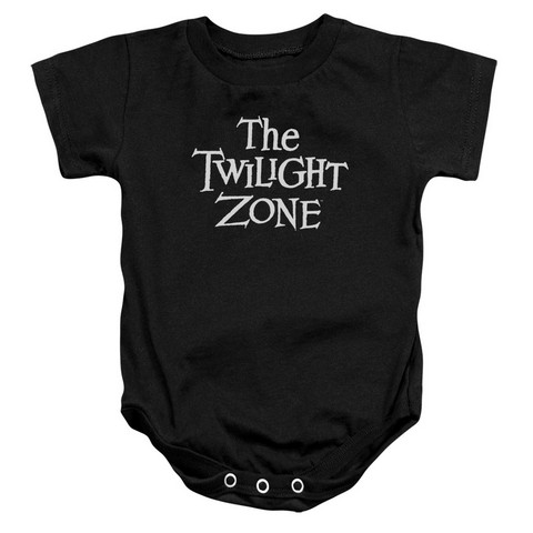 Twilight Zone-Logo - Infant Snapsuit - Black- Medium 12 Mos