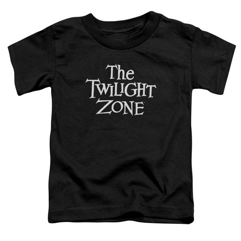 Twilight Zone-Logo - Short Sleeve Toddler Tee - Black- Large 4T
