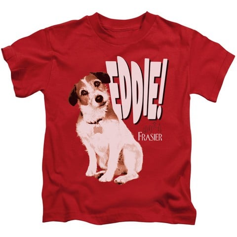 Frasier-Eddie - Short Sleeve Juvenile 18-1 Tee - Red- Large 7