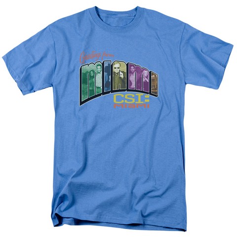 Csi Miami-Greeting From Miami - Carolina Blue- Small