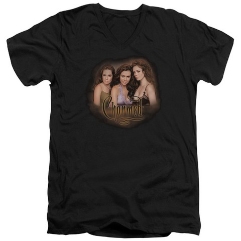 Charmed-Smokin - Short Sleeve Adult 30-1 Tee - Black- Medium