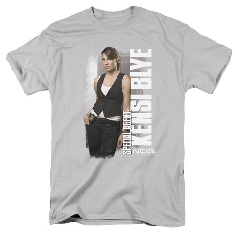 NCIS LA-Kensi - Short Sleeve Adult 18-1 Tee - Silver- Medium