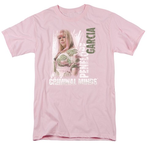 Criminal Minds-Penelope - Short Sleeve Adult 18-1 Tee - Pink- Small