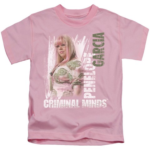 Criminal Minds-Penelope - Short Sleeve Juvenile 18-1 Tee - Pink- Large 7