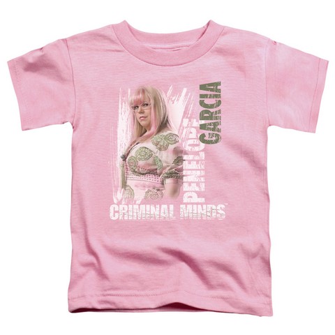 Criminal Minds-Penelope - Short Sleeve Toddler Tee - Pink- Medium 3T