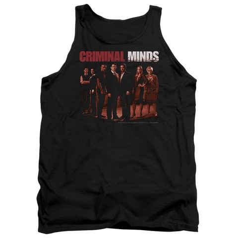 Criminal Minds-The Crew - Adult Tank Top - Black- 2X