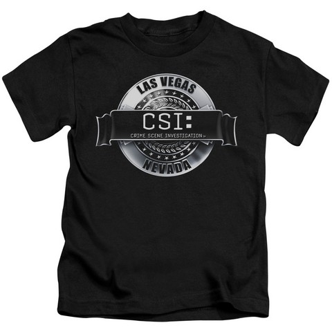 Csi-Rendered Logo - Short Sleeve Juvenile 18-1 Tee - Black- Medium 5-6