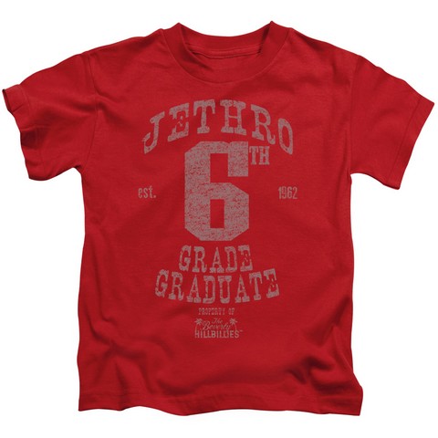 Beverly Hillbillies-Mr 6Th Grade Grad - Red- Large 7