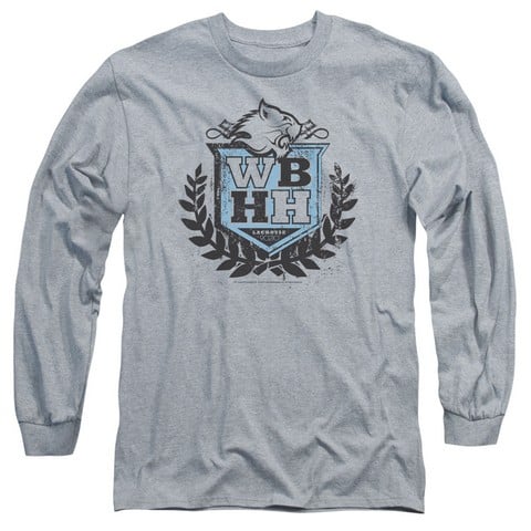 90210-Wbhh Long Sleeve Adult 18-1 Tee - Heather - Medium
