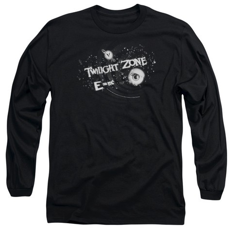 Twilight Zone-Another Dimension - Long Sleeve Adult 18-1 Tee - Black- Medium