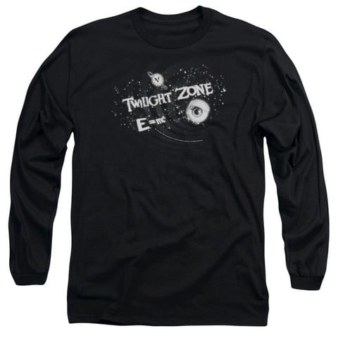 Twilight Zone-Another Dimension - Long Sleeve Adult 18-1 Tee - Black- Large