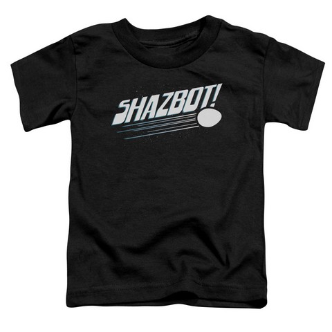 Mork & Mindy-Shazbot Egg - Short Sleeve Toddler Tee - Black- Large 4T