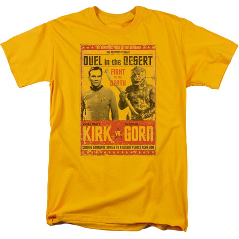 ST-DID-G-M Star Trek-Duel In The Desert - Gold - Medium